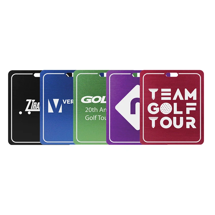Laser engraved Rectangle Bag Tags 1