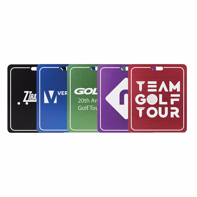 Laser engraved Rectangle Bag Tags