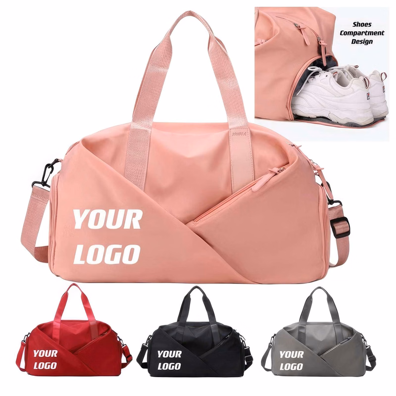 Sports Duffle Bag & Shoes Compartment & Wet Pocket