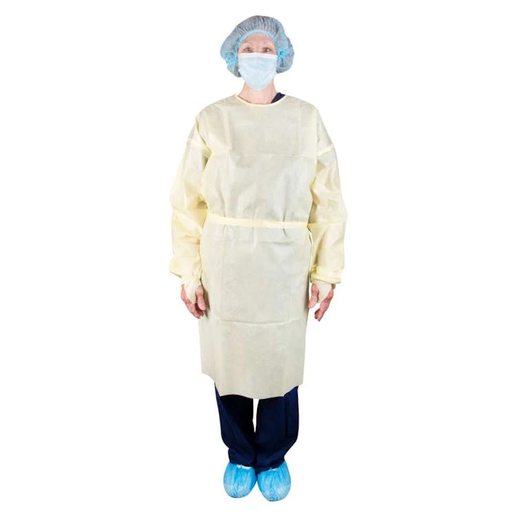 AAMI Level 1 Isolation Gown- Yellow 1