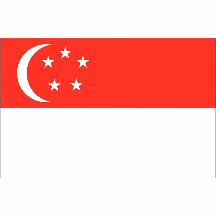 Singapore Flag - 3' x 5' - Nylon