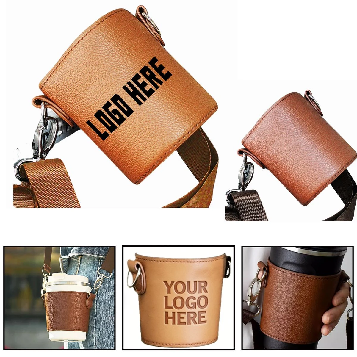 Multifunctional PU Coffee Cup Bag 1