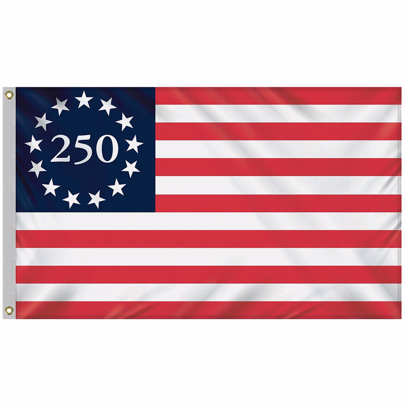 3' X 5' BETSY ROSS AMERICA 250TH OUTDOOR NYLON FLAG