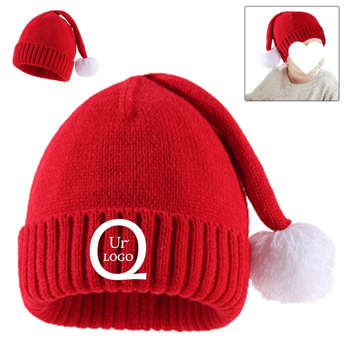 Santa Knitted Hat 1