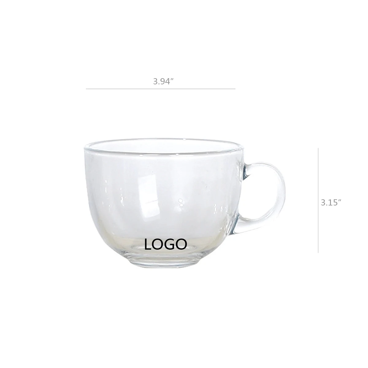 Clear Glass Cup 1