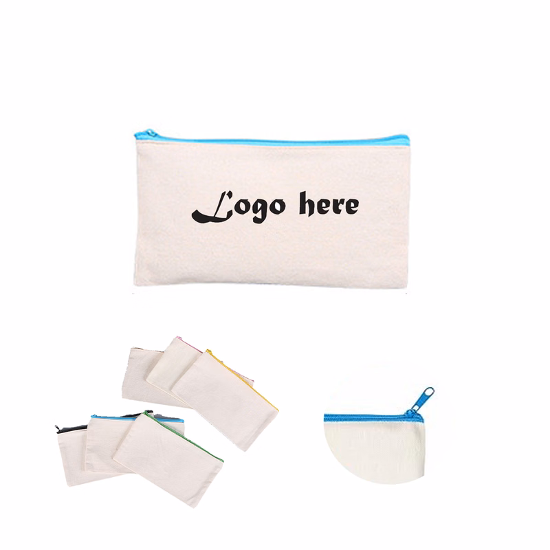 Canvas Zippered Pouch