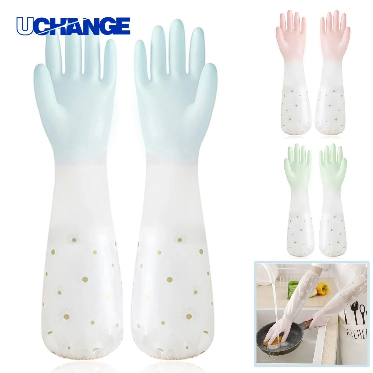 Heavy Duty Rubber Cleaning Gloves 1