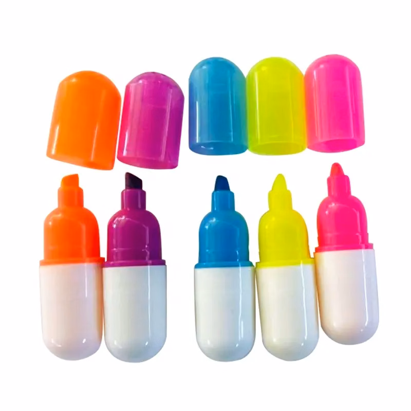 Mini Medicine Pill Shape Highlighter