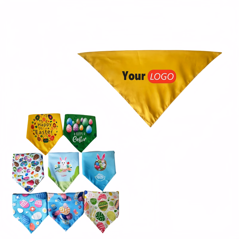 MOQ 50 Pcs Triangle Pet Bandana