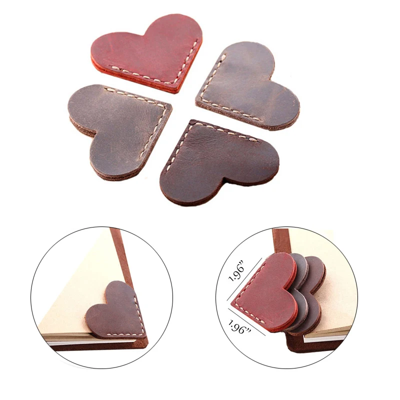 Mini Corner Leather Bookmark 1