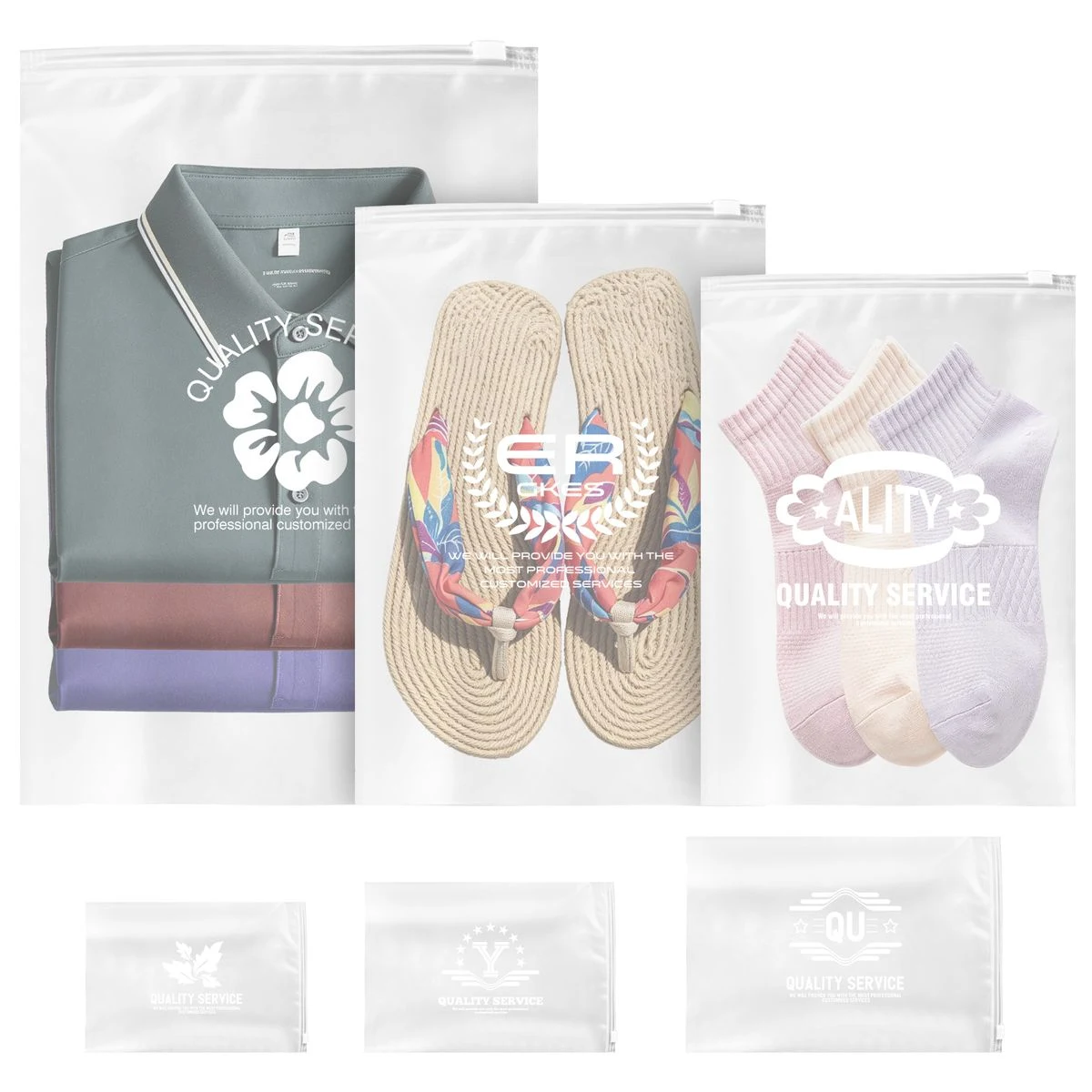 Semi Transparent Cosmetic Seal Pouch 1