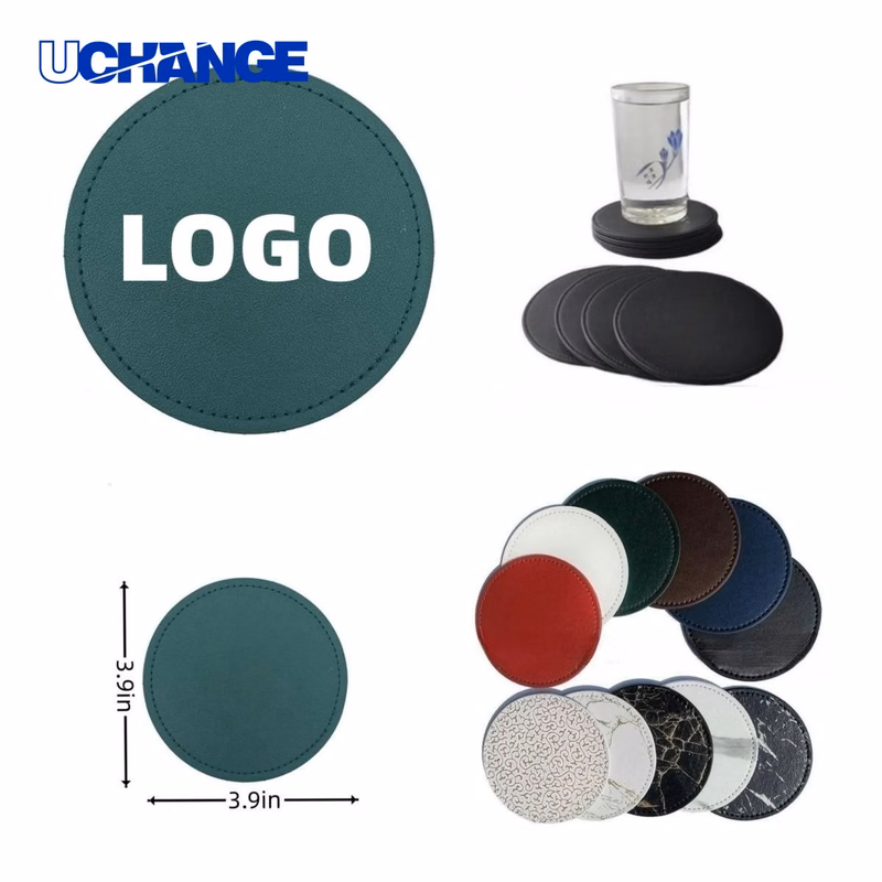 PU Leather Coaster Mat