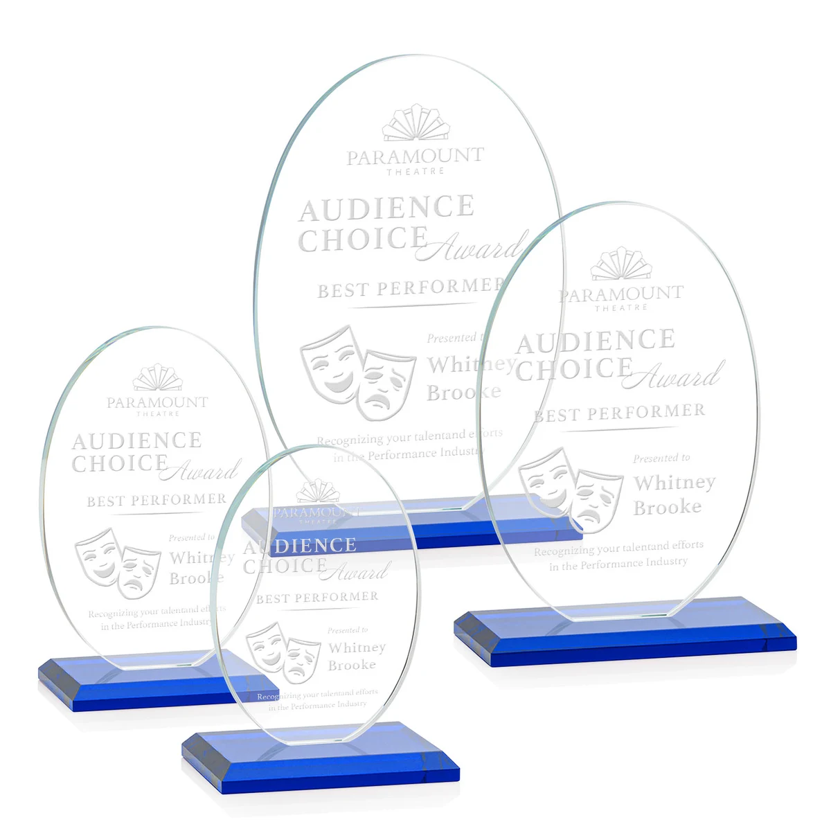 Austin Award (Vert) - Blue 1