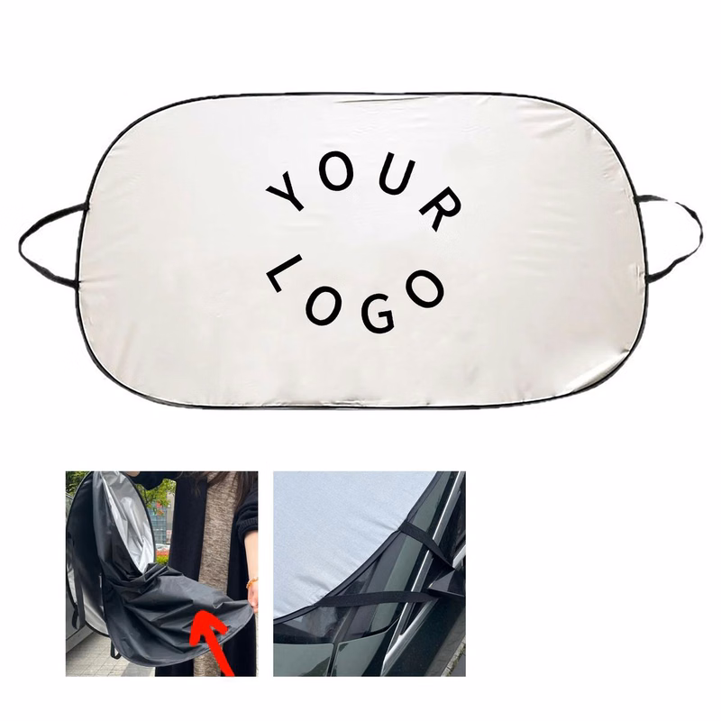Heat Blocking Car Shade with Silkscreen Logo