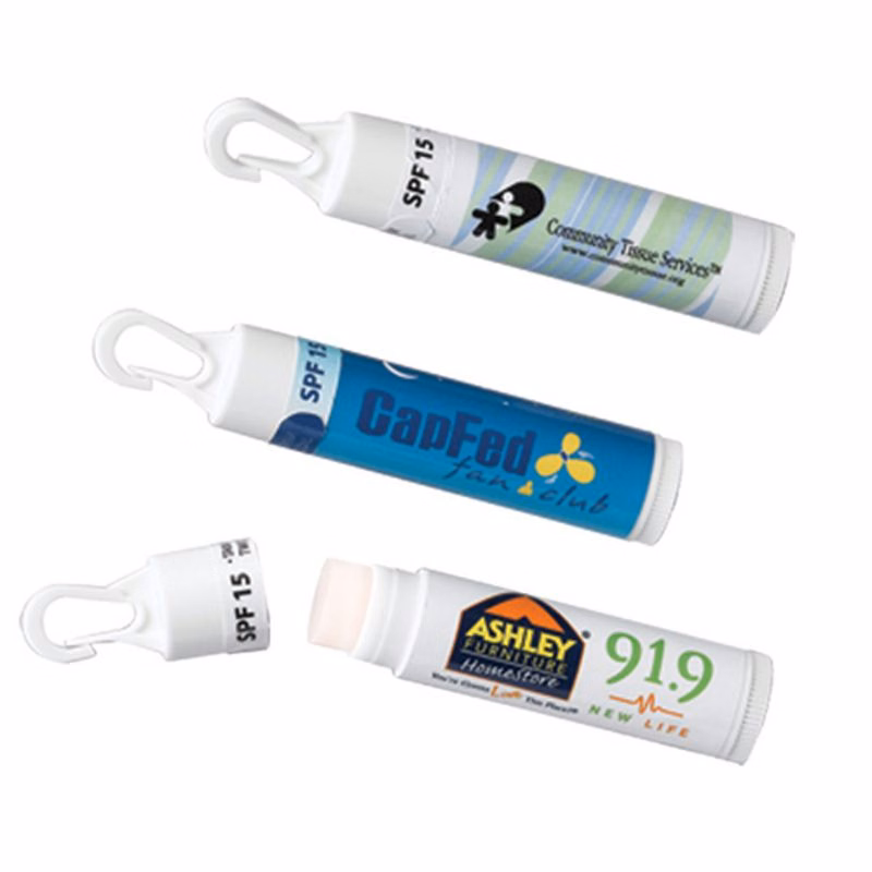 Lip Balm with Clip SPF15 (USA MADE)