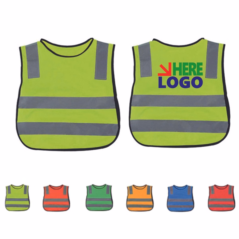 MOQ 50 Kids Safety Visibility Reflective Vest