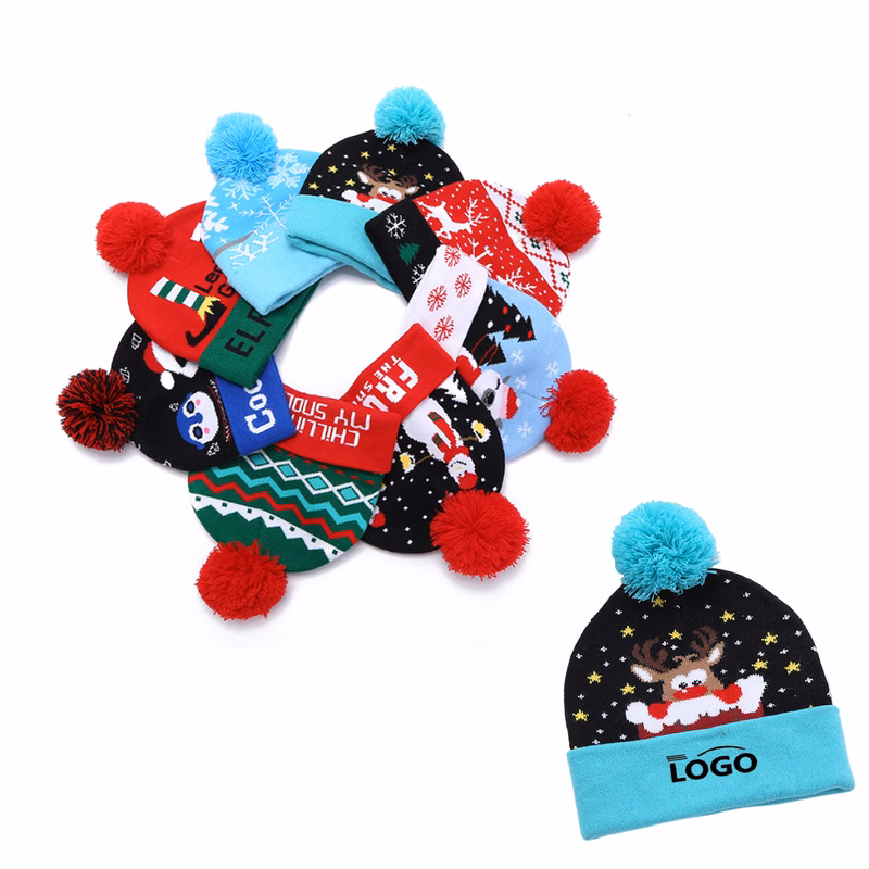 Christmas Plush Knit Warm Beanie
