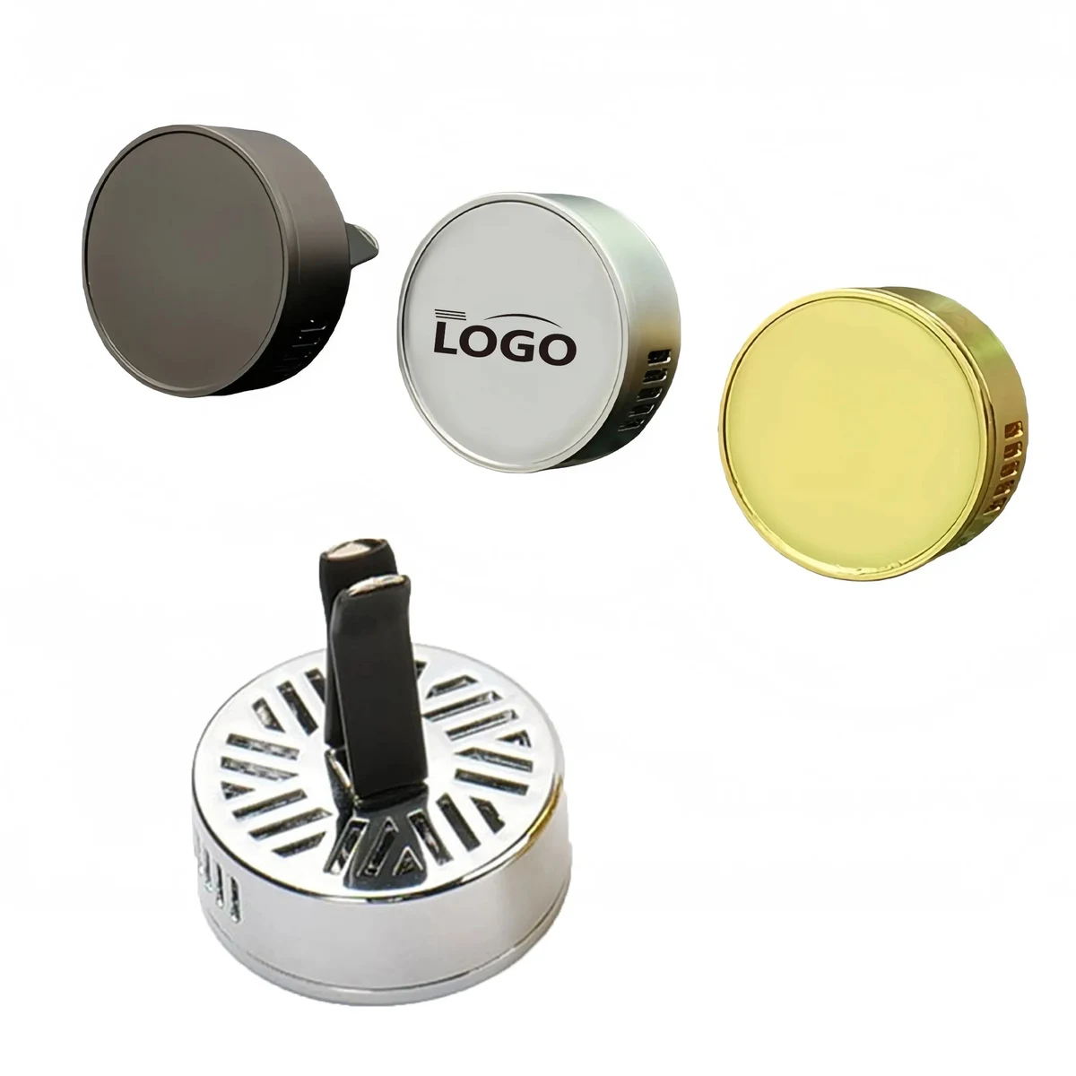 Zinc Alloy Magnetic Car Vent Air Freshener Clip 1