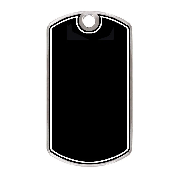Blank Metal Dog Tag 1