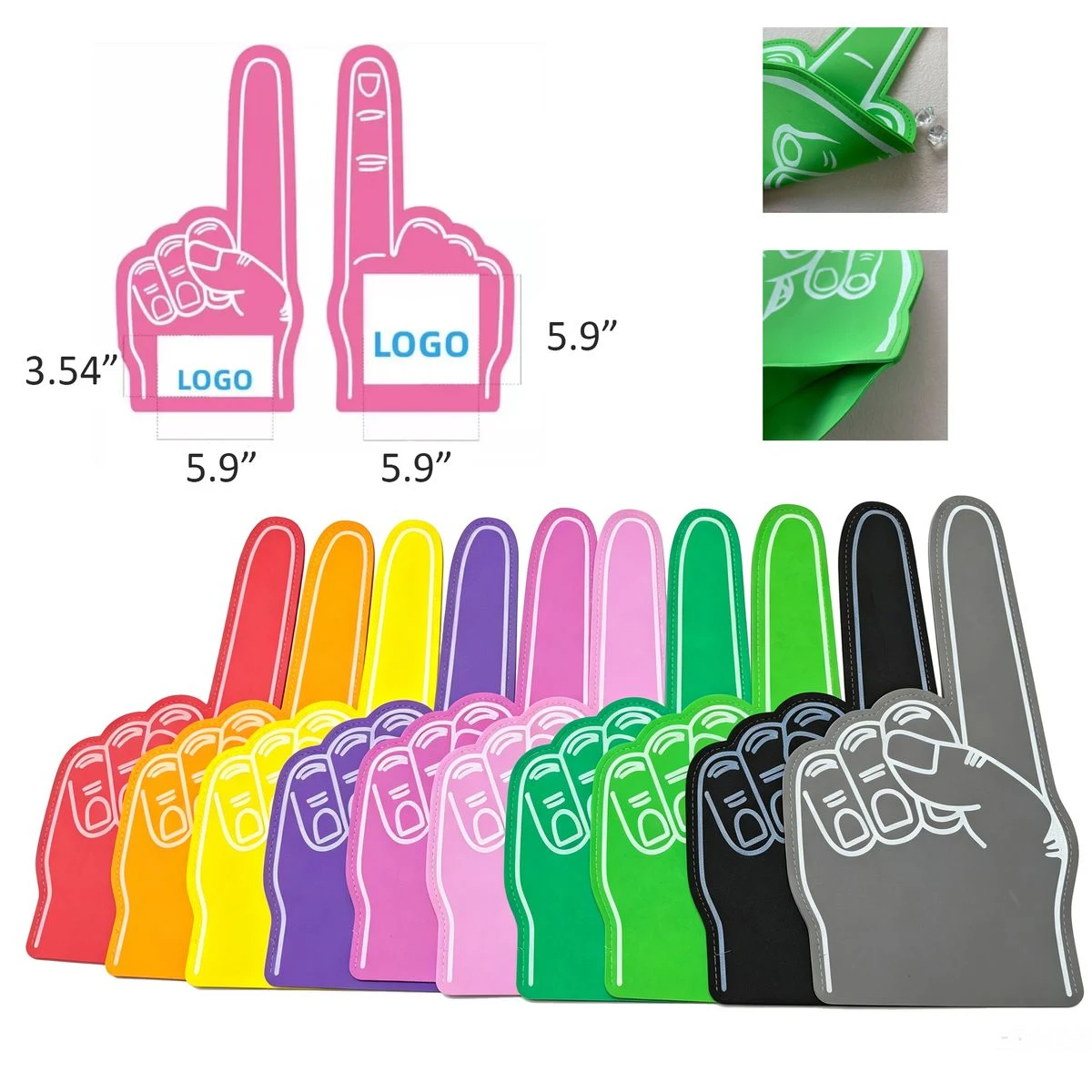 EVA Foam Cheering Hand Glove for Sports Events and Parties 1