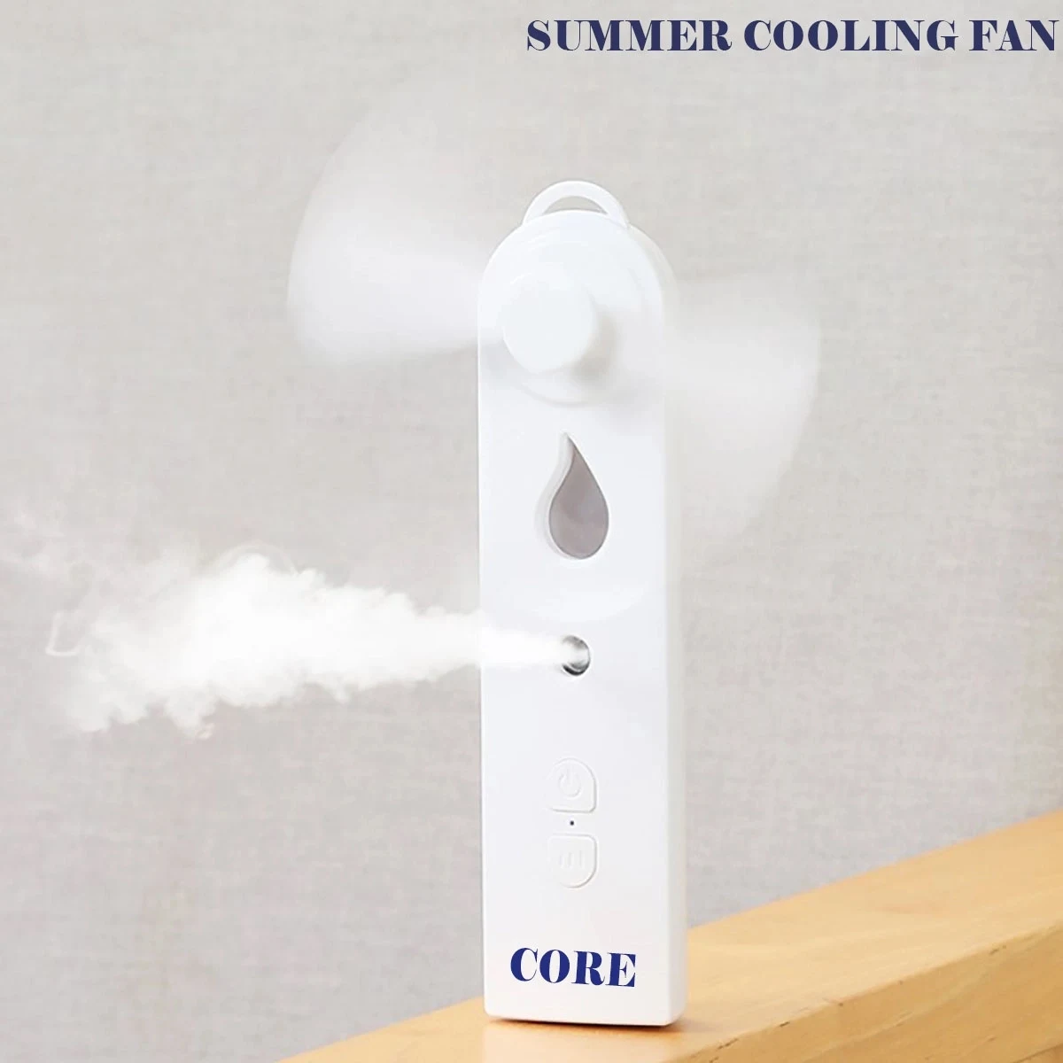 Handheld Cooling Fan With Mist 1