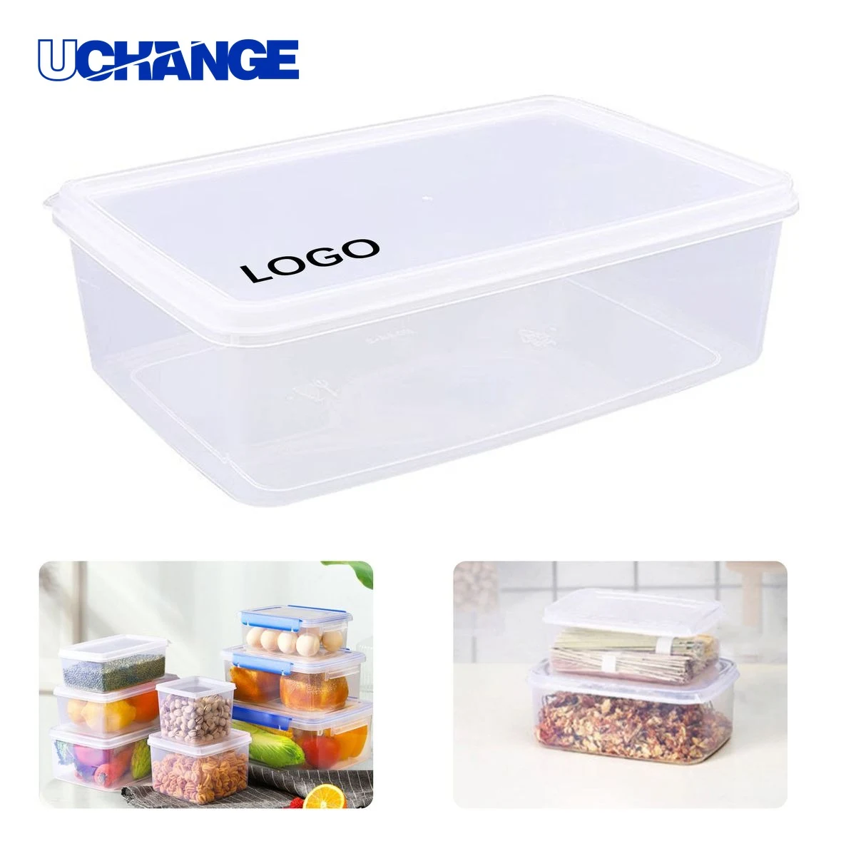Plastic Food Storage Container with Lid 1