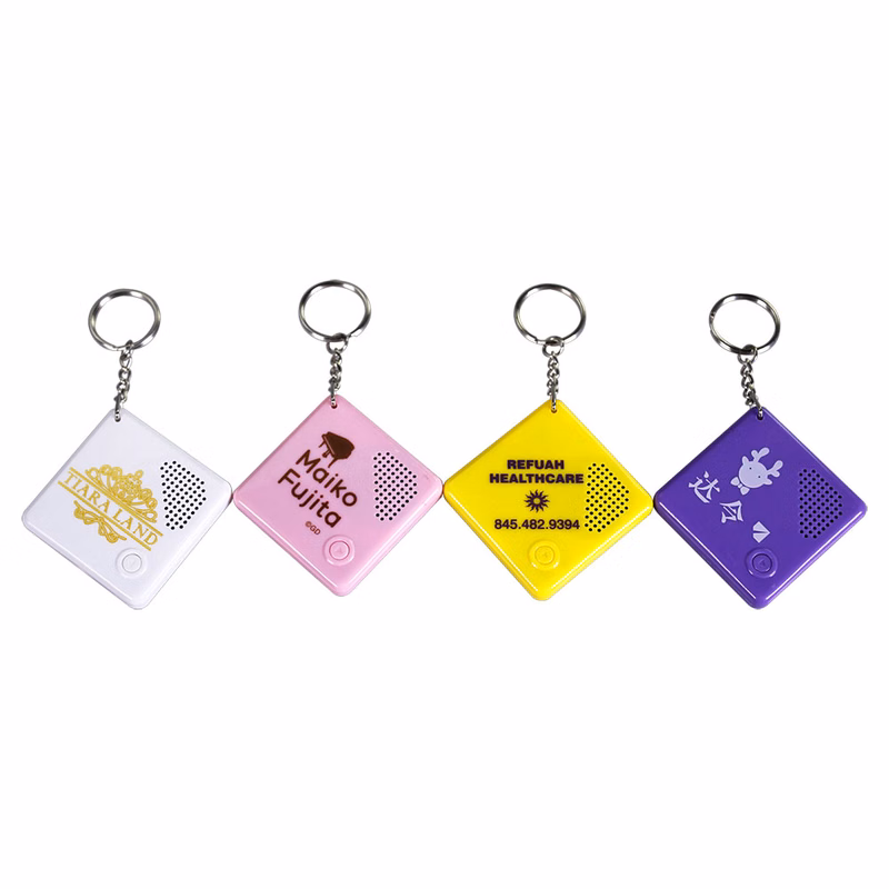 Square Recordable Keychain