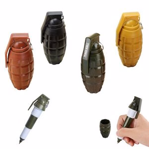Telescope Grenade Design Pen With Key Ring