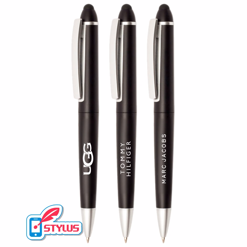 Union Printed - Flushing - Twister Pen with Stylus Tip