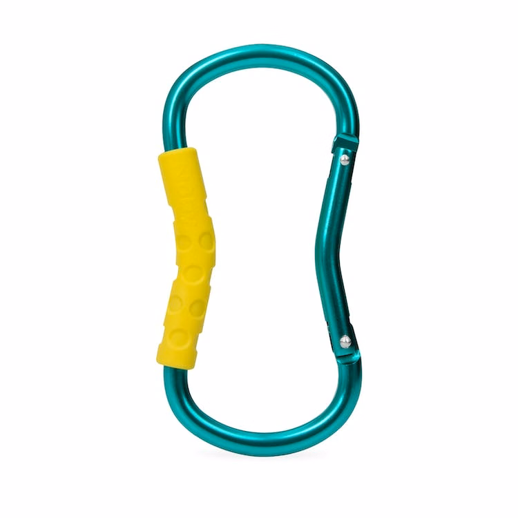 Nuby Handy Hook Stroller Clips - Large Soft Grip Assorted