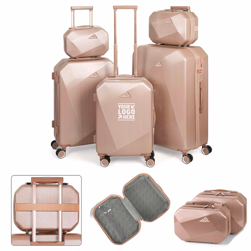 20 Inch Lightweight Hard Shell Travel Weekender Luggage with Lock Rolling