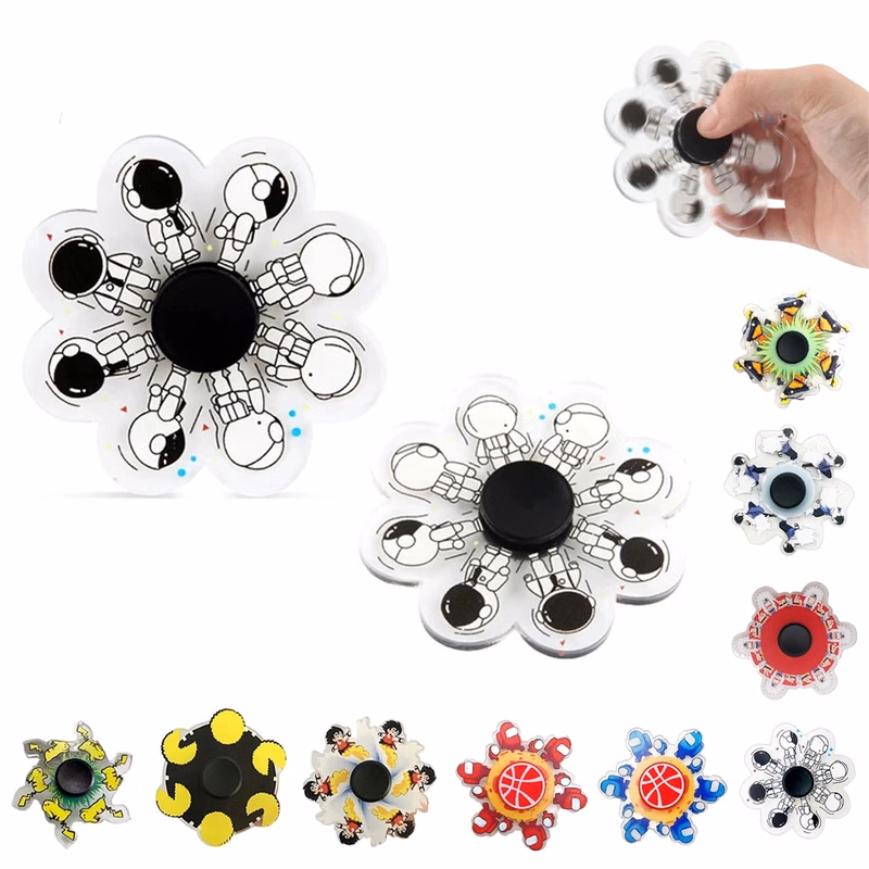 3D Run Animated Acrylic Fidget Spinner