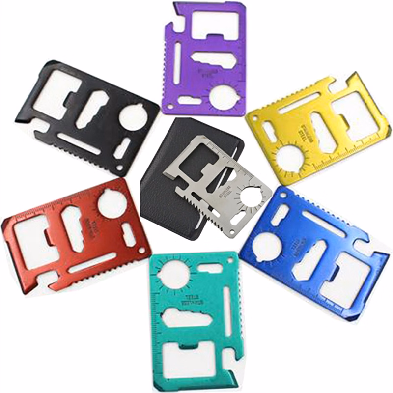 Tool kits Card for camping travel