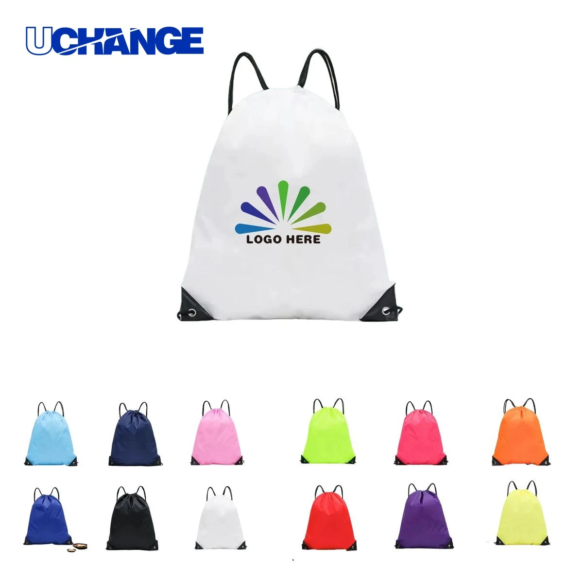 Full Color Printed Drawstring Backpack 1