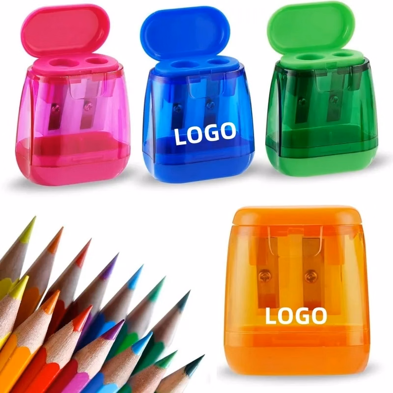 Plastic Double-Hole Pencil Sharpener