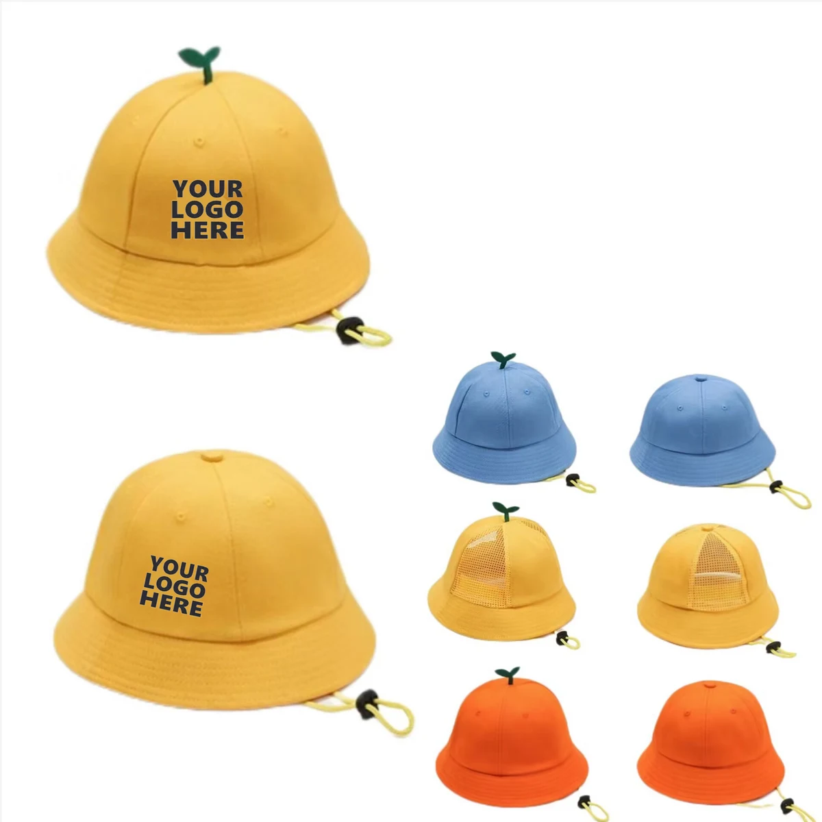 Adorable Little Plant Decor Kids Sun Protection Casual Cap 1