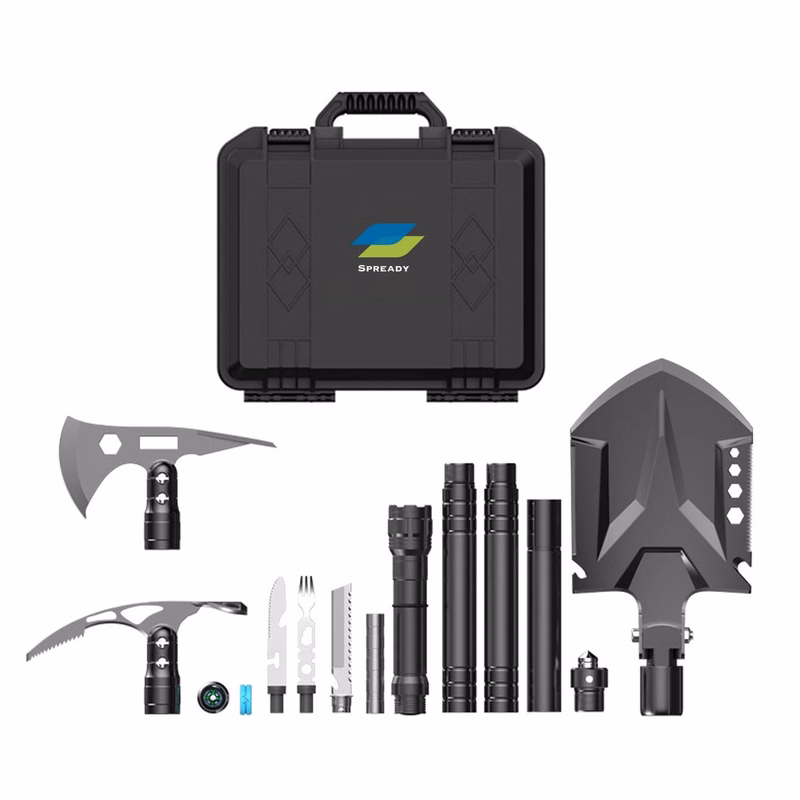 15-In-1 Camping Shovel Axe Set