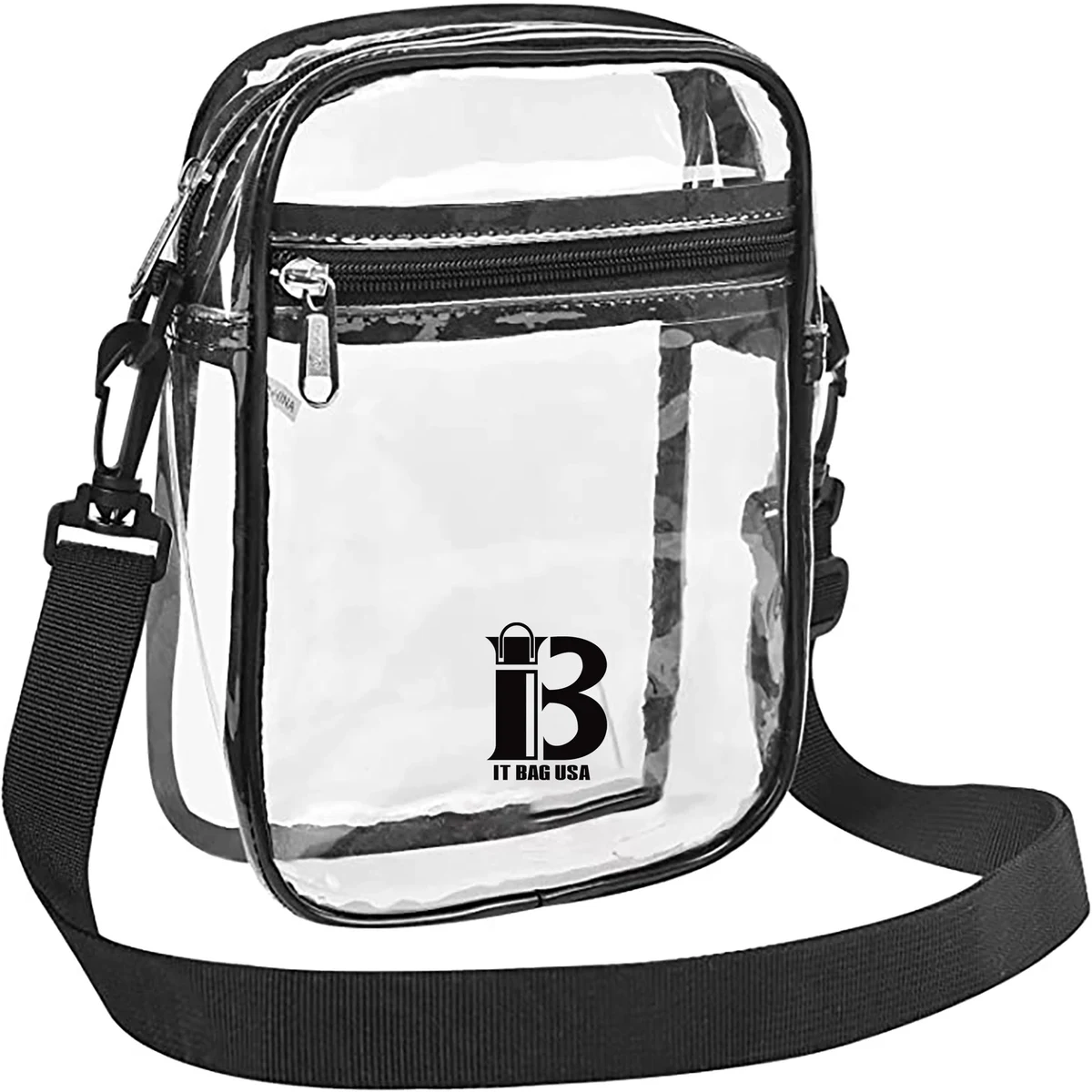 Diagonal Pvc Transparent Bag 1