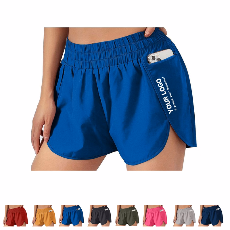 Women High Waist Running Shorts

