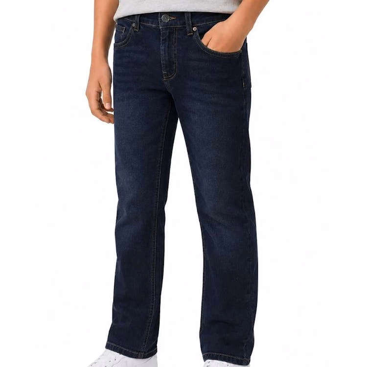 Boys Faded Skinny Jeans - Dark Navy Size 4-7