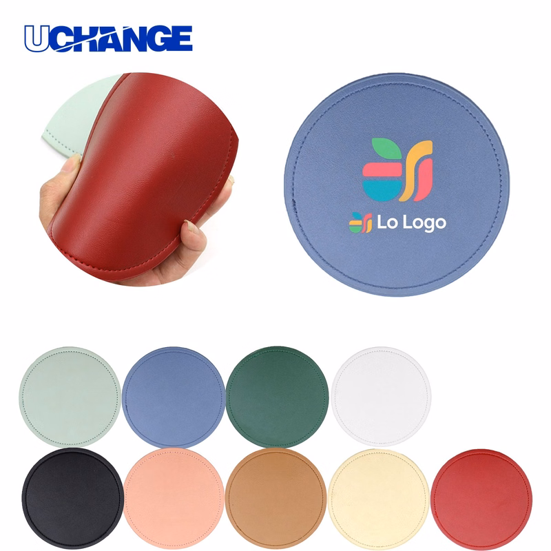 Leather Drink Coaster Mat for Executives
