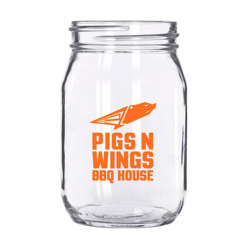 16 oz. Glass Mason Jar