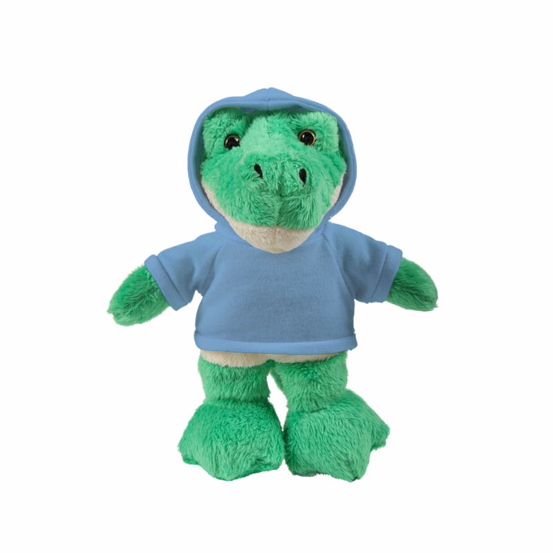 soft plush Alligator with hoodie