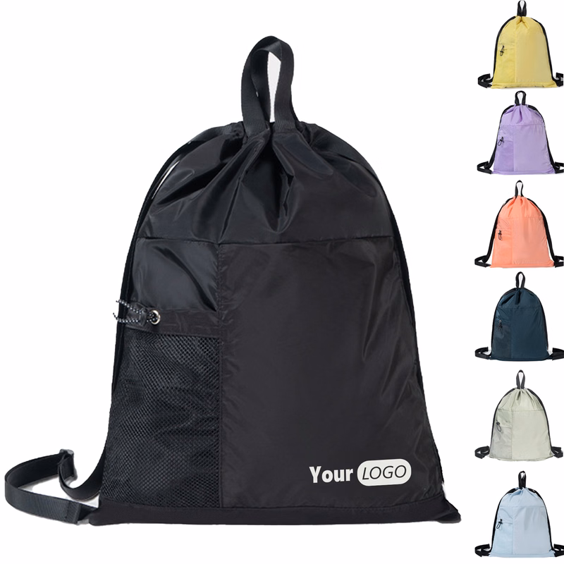 Polyester Lightweight Sports Belt Pocket Basketball Bag