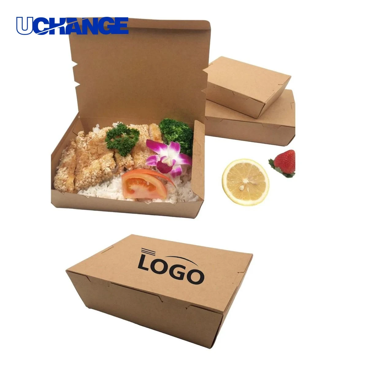 Kraft Paper Restaurant Packaging Box 1