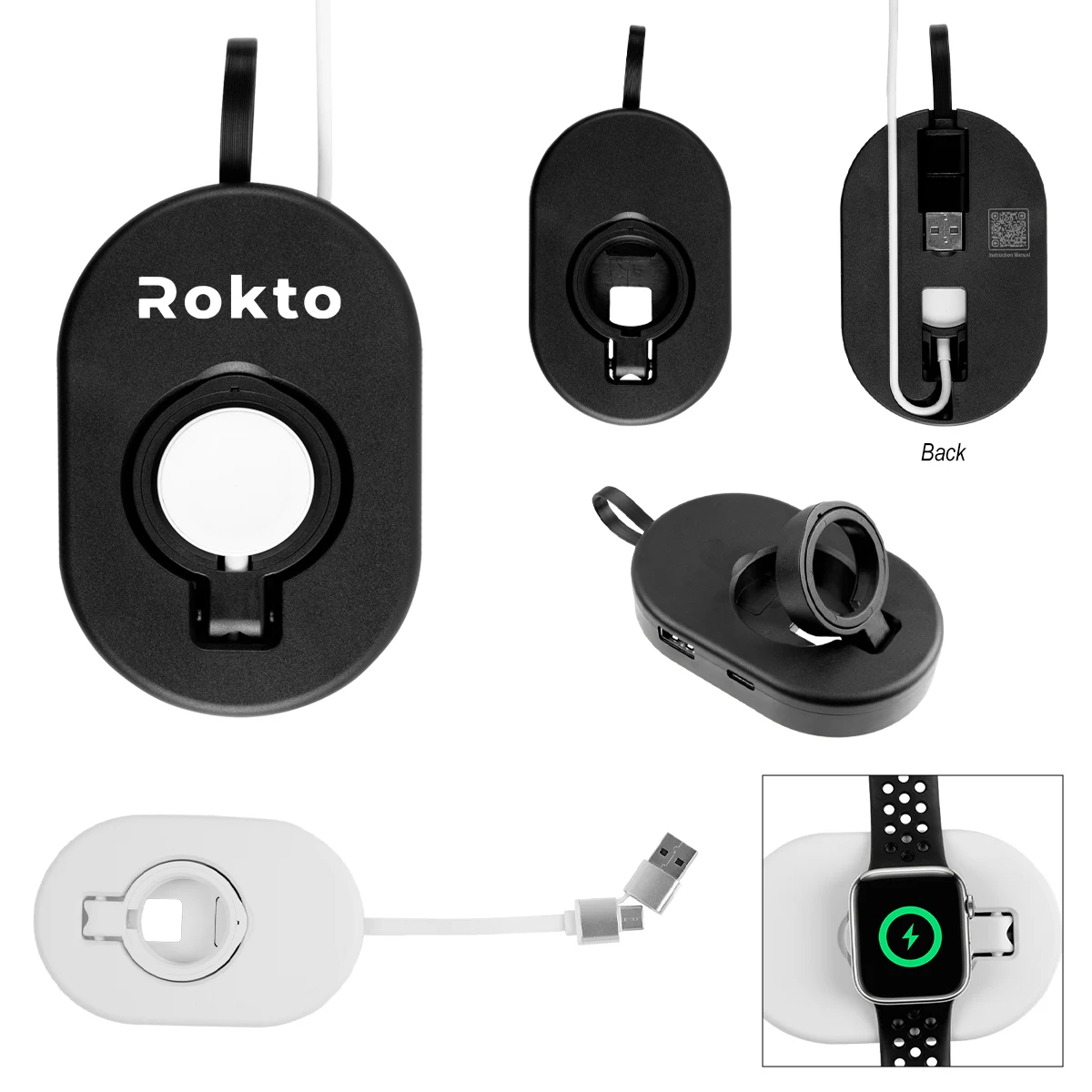 Charging Hub With Wireless Watch Dock 1
