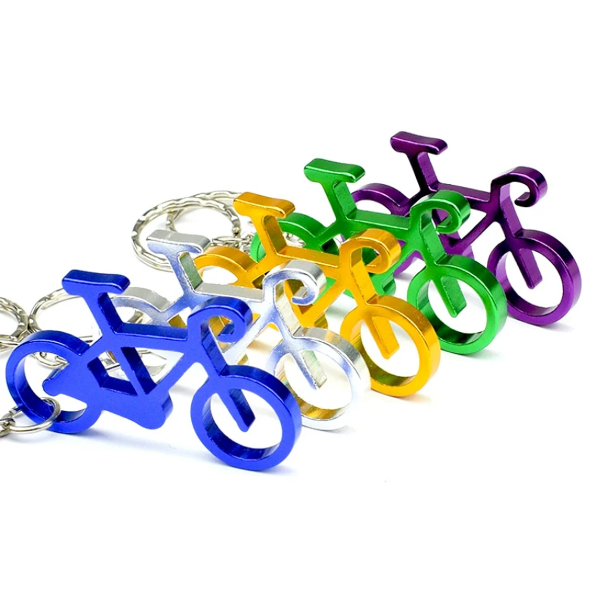 Bicycle Bike Aluminum Bottle Opener Keychain 1