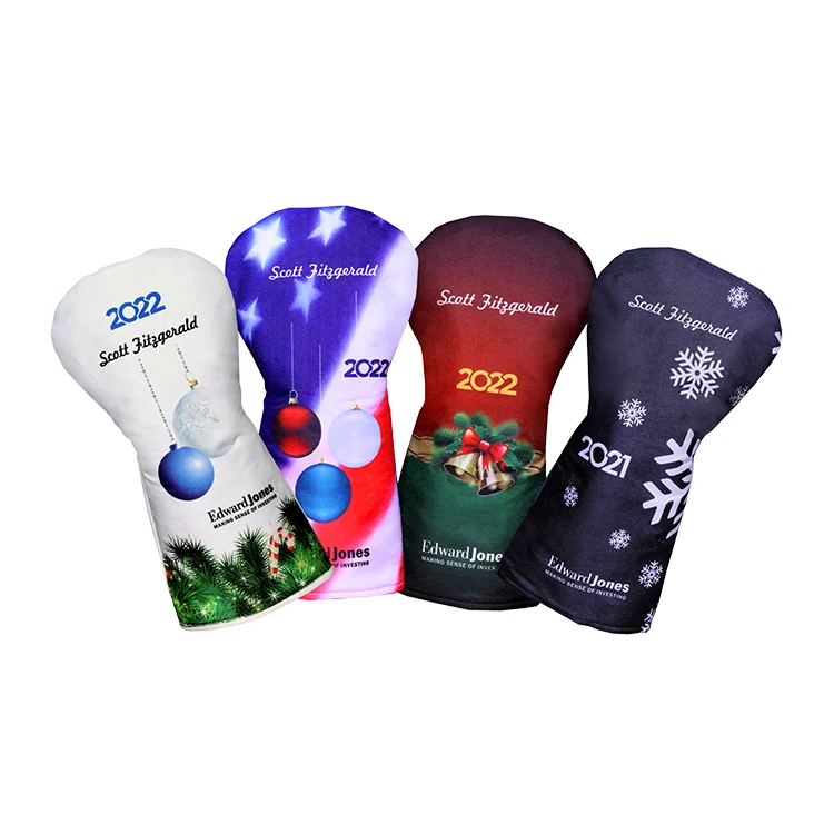 Sublimated Vintage Golf Driver Cover 1