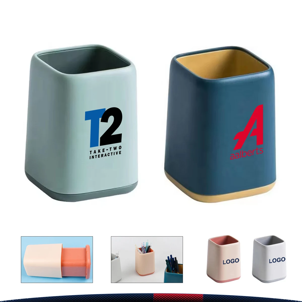 Delusy Bicolor Pen Holder 1