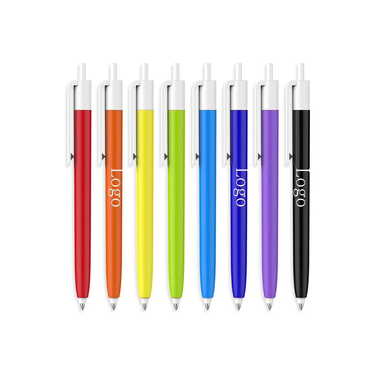 Simple Ballpoint Pen Plastic Click Ballpoint Pen 1